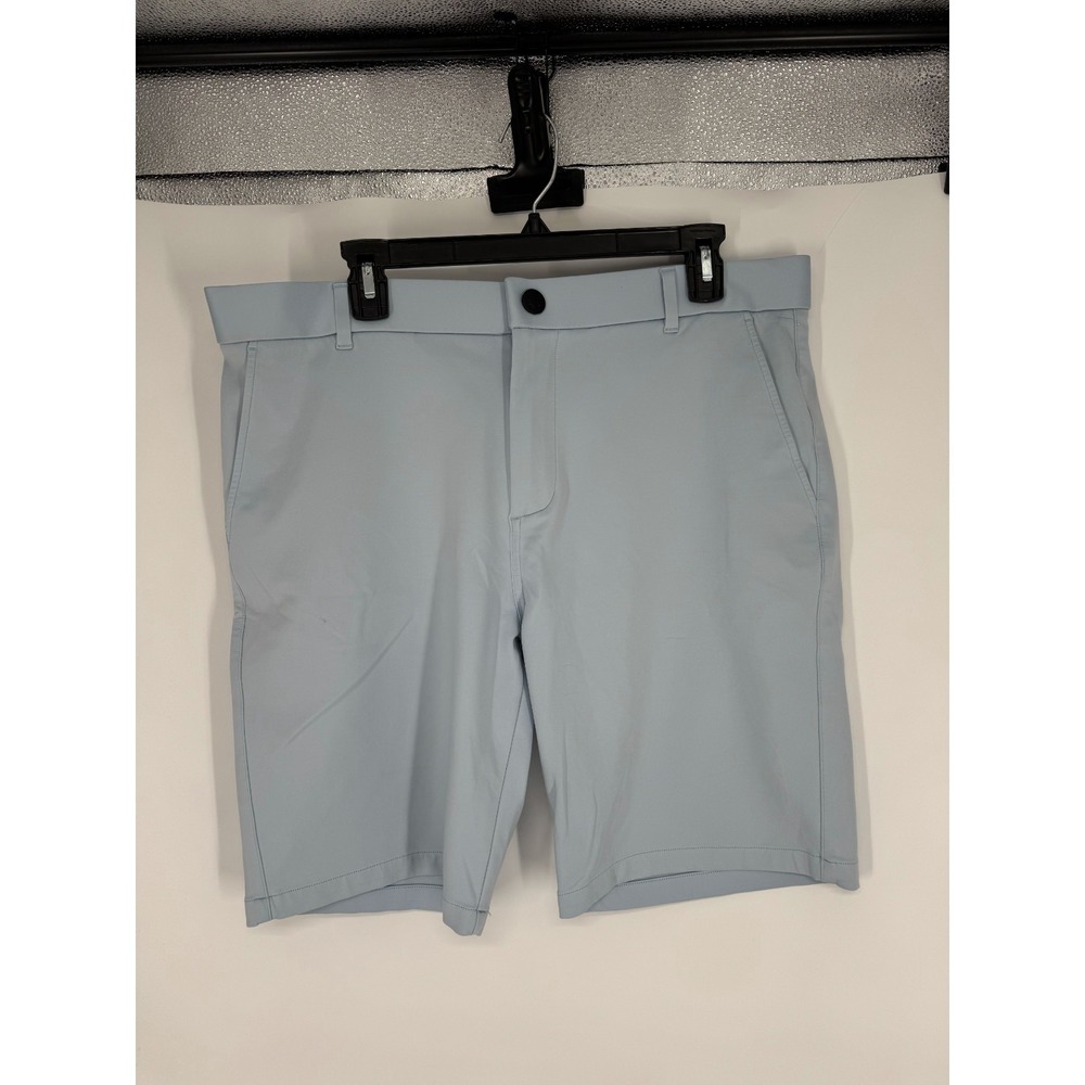 Greyson Golf Chino Shorts Men Size 36 Light Blue Performance 9" 9 Inch Inseam